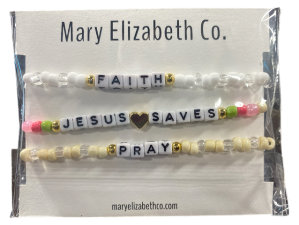 Jesus Saves Bracelet - Mary Elizabeth